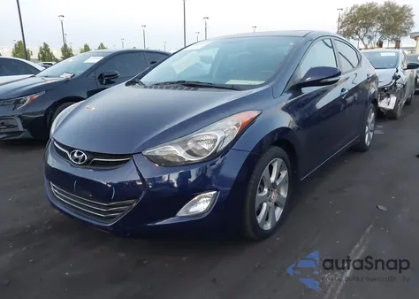 2013 Hyundai Elantra Limited из США, поврежденный, VIN 5NPDH4AE9DH435538